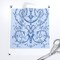 Blue And White Toile Blueberry Rococo Scrolls Toile De Jouy French Country Cottage Chic Custom Printed Fabric by Spoonflower Various Fabrics by the Yard or Fat Quarter